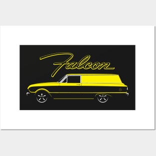 Yellow 60-63 Falcon Panel Delivery Posters and Art